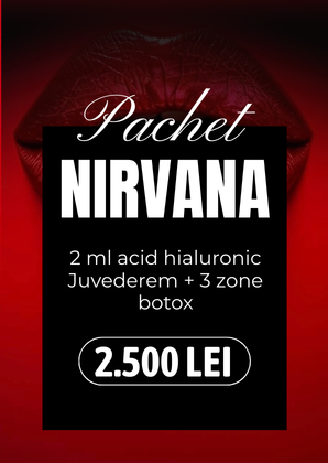 2ml acid hialuronic juvederem Pachet Nirvana Clinica Prestige