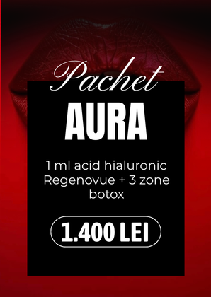 Pachet Aura Clinica Prestige acid hialuronic Regenovue